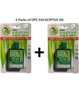 2 Pack of OPC Eucalyptus Oil (Green) 100% Natural Massage Oil, Soothing ... - $552.33 MXN