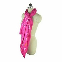 NWT Coach Modal  Multi-color Pink Ruby Floral Shawl /Wrap/Scarf F85809 - £54.77 GBP