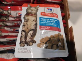 Hill&#39;s Science Diet Adult 1-6 Tender Ocean Fish Wet Cat Food Case of 24 NEW - $60.00