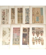 9 Antique Architecture French Color Plates Renaissance 16th - 18th Centu... - £117.16 GBP