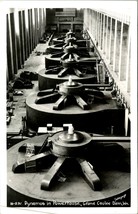 RPPC Dynamos in Powerhouse Grand Coulee Dam WA Washngton Postcard 1940s UNP - £6.95 GBP