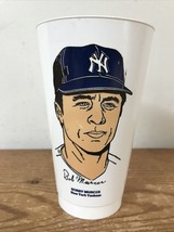 Vintage 70s 7 Eleven 7-11 Bobby Murcer New York Yankees Plastic Slurpee Cup - £19.63 GBP