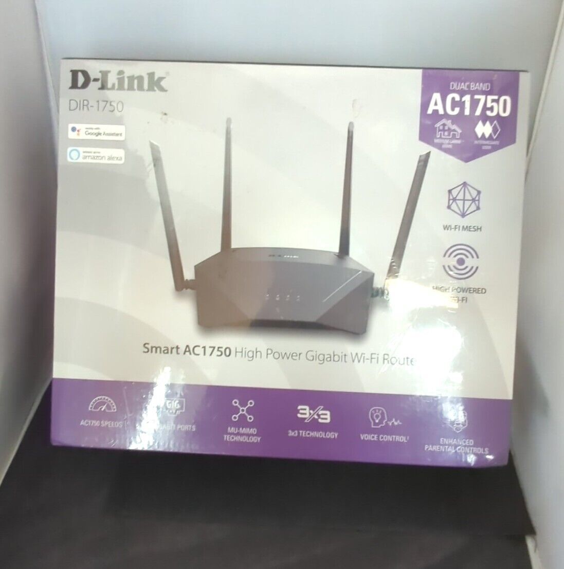 D-Link WiFi Router AC1750 Mesh Smart Internet Home Network System High Speed Gig - £62.39 GBP