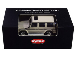 Mercedes Benz G55 AMG Gray 1/64 Diecast Car Kyosho - $30.83