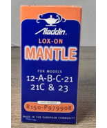 Aladdin R-150 LOXON Lamp Mantle Models 12, A, B, C 21-21c &amp; 23 European - $371.54 MXN