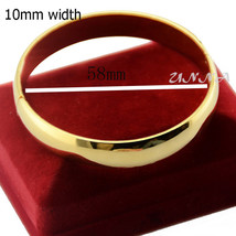 7mm  10mm Womens Girls Top  Gold Color Bangles Openable Bracelets New (No red bo - £12.42 GBP