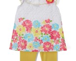 NWT Nannette Baby Girls Floral Tunic Girls Outfit Set 12 M - £8.78 GBP