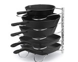 Heavy Duty Pan Rack, Pot Lid Rack, Kitchen Cabinet Pantry Cookware Organ... - $42.99