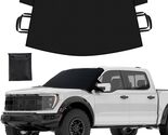 Waterproof Windshield Protector 600D Fabric for SUVs &amp; Trucks 74"x43" - $75.19
