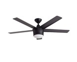 Home Decorators Collection Merwry 48 in. LED Indoor Matte Black Ceiling Fan - £77.77 GBP