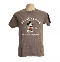 Original Authentic Mickey Mouse Disneyland Resort 1955 Adult Small Gray T-Shirt - $13.37