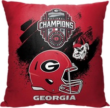 NCAA Georgia Bulldogs 2022 National Football Champions Pillow, 18&quot; x 18&quot; - £25.04 GBP