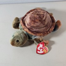 TY Beanie Babies Plush Turtle Speedster Stuffed Animal Soft Toy 6.5&quot; 2014 - £10.71 GBP