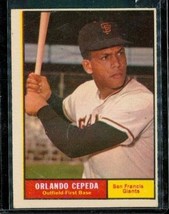 Vintage Baseball Card 1961 Topps #435 Orlando Cepeda San Francisco Giants - £3.81 GBP