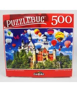 Puzzlebug Jigsaw Puzzle Neuschwanstein Castle Air Balloons 500pc 18.25&quot; ... - £3.10 GBP