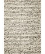 9&#39; X 13&#39; Grey Heather Hand Woven Knobby Stripes Indoor Area Rug - $2,982.91 CAD