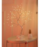 Bonsai Tree 108 LED Warm Light Decorative Silver Easter Lamp Home Interi... - $20.04