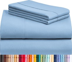 LuxClub Twin XL Sheets - Soft Twin Bed Sheets for Boys and 4 - £35.92 GBP