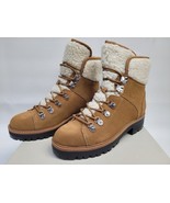 Marc Fisher Women’s Isabel Lace-Up Hiker Boots – Brown Multi Suede Size ... - $39.99