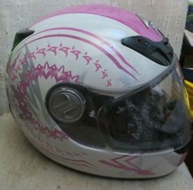 Scorpion EXO-400 Women&#39;s Motorcycle Pink Helmet Paradise Small Full Face Snell - £33.23 GBP