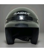 RAIDER A-611 Men’s Open Face Black DOT Approved 2010 Motorcycle Helmet   - $37.66 CAD