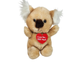 6&quot; VINTAGE RUSS BERRIE KOALA BEAR I LOVE YOU TOO MUCH STUFFED ANIMAL PLU... - $27.55