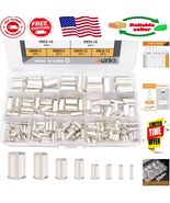 Pro Quality 166 Pcs Wire Ferrules - Corrosion Resistant Copper Crimp Ter... - $26.46 CAD