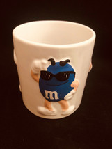 M&amp;M Mars Collectible Mug Yellow Red Blue M &amp; M Figures Heavy - $18.72
