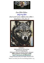 Wolf Chief ~~ Cross Stitch Pattern - $19.95