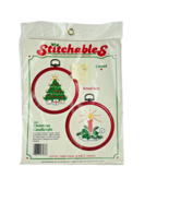 Dimensions Stitchables  Crewel Christmas Candlelight Kit 7573 Tree and C... - $19.79