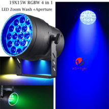 19X15W Zoom Par Light DMX RGBW Beam Wash Light Stage Lighting Disco Xmas... - $2,510.58 MXN