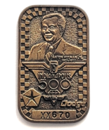 1991 Indianapolis 500 Pit Badge Tony Hulman Dodge Brass Pass XX670 IMS Indy - $487.42 MXN