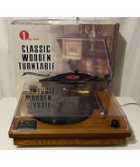 CLASSIC TURNTABLE BY 1 BY ONE Convert Records To MP3 Onto USB Stick New - $106.91