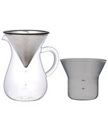 Kinto 300 ml (2 Cups) Carafe Coffee Set with Stainless Steel Filter - £32.68 GBP