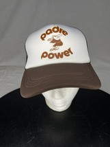 San Diego Padres Padre Power Mesh Trucker Hat Brown &amp; White SnapBack Cap - $20.00