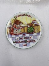 Hallmark Keepsake Ornament Colletor&#39;s Plate GRANDMA&#39;S HOUSE w/ Display S... - $10.39