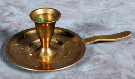 Brass Candle Holder with handle 5.75&quot; - $6.99