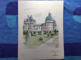 1963 Air France Menu, Cover Art by Pierre Pages - VALENCAY - $27.11 CAD