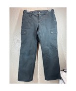 Duluth Trading Pants Womens Black Lined Canvas Cargo Utility Size 12/31  - $34.97 CAD