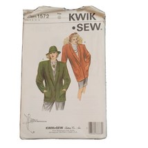 1980s Duster Coat Longline Blazer Batwing Uncut Kwik Sew 1572 Pattern Uncut - £6.78 GBP