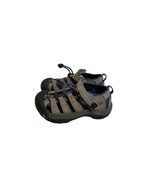 Keen Youth Boys Size 12 M Gray BLue Hiking Shoes Sandals Walking Comfort - £17.98 GBP