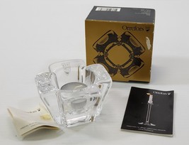 N) Vintage Orrefors Max Crystal Candle Holder Sweden Design By Anna Ehrner - £13.92 GBP