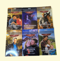 Lot of 6 Harlequin Famous Families The Fortunes #5 7 9 10 11 12 Romance Novels - $5.86