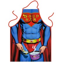 Funny Apron - Soup man Best Gift for Him Gift for Friends Joke Party - £22.72 GBP