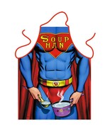 Funny Apron - Soup man Best Gift for Him Gift for Friends Joke Party - £22.11 GBP