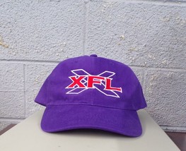 XFL Football 2001 Vintage Logo Flat Bill Snapback Ball Cap Hat NFL AFL New - £20.50 GBP