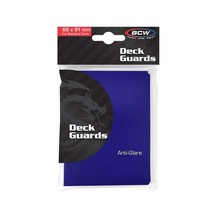 50 BCW GAMING DECK GUARD (SLEEVES) - MATTE - BLUE - £4.55 GBP