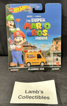 Mattel Hot Wheels Premium 2023 The Super Mario Bros Movie Plumber Van Ni... - £22.77 GBP