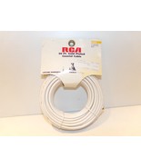 RCA 50 ft. Gold Plated Coaxial Cable VHW50 RG59U F Connectors - £14.15 GBP