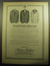 1958 Brooks Brothers Clothing Ad - Three fine departments combine - £14.60 GBP